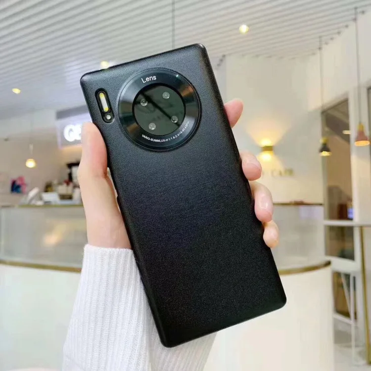 Suitable for Huawei Mate30pro Plain Leather Mobile Phone Case Mate20 Fall Proof Thin P40 Leather PC Mobile Phone Protective Case 
Suitable for Huawei Mate30pro Plain Leather Mobile Phone Case Mate20 Fall Proof Thin P40 Leather PC Mobile Phone Protective Case