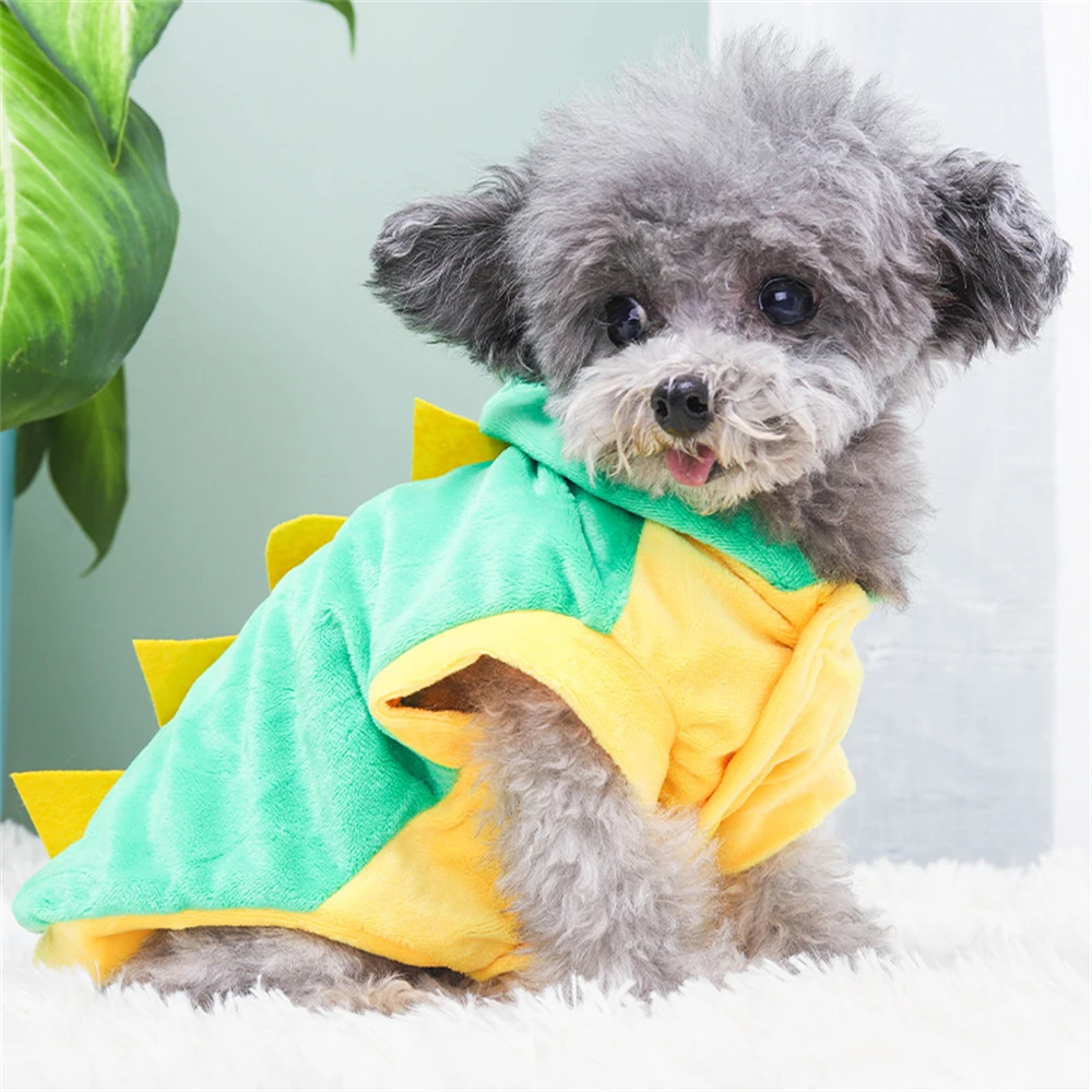 Funny Dinosaurs Turned Into Dog Clothes Soft Fabric Cat Clothes Lively and Easy To Put on And Take Off Halloween Pet Clothes
Funny Dinosaurs Turned Into Dog Clothes Soft Fabric Cat Clothes Lively and Easy To Put on And Take Off Halloween Pet Clothes