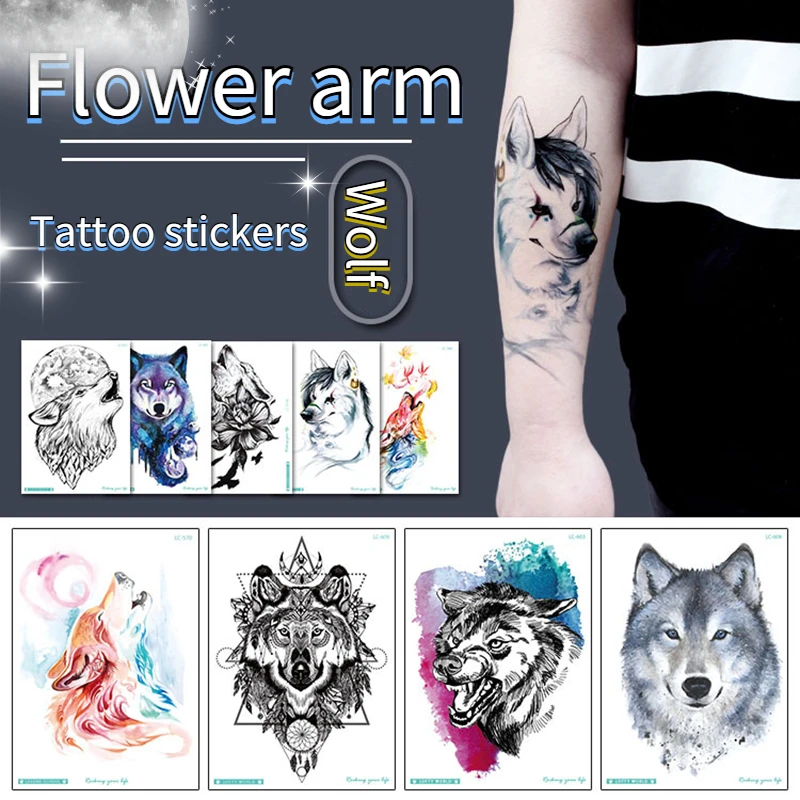 Временная татуировка «сделай сам», животное, волк, цветок, руки, женское чувство, водонепроницаемая одноразовая черная татуировка, боди-арт,... 
Временная татуировка «сделай сам», животное, волк, цветок, руки, женское чувство, водонепроницаемая одноразовая черная татуировка, боди-арт,...