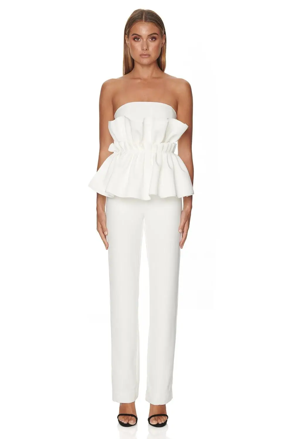 2020 white elegant sexy women Strapless Jumpsuit sleeveless Evening Party Jumpsuit Wholesale
2020 white elegant sexy women Strapless Jumpsuit sleeveless Evening Party Jumpsuit Wholesale