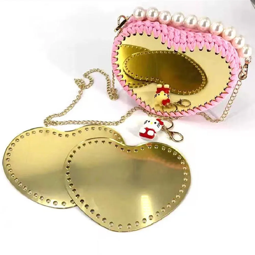 4pcs Mirror Effect Heart Double Sides Cover for Knitting Handbag Wool Bag Weave Accessories
4pcs Mirror Effect Heart Double Sides Cover for Knitting Handbag Wool Bag Weave Accessories