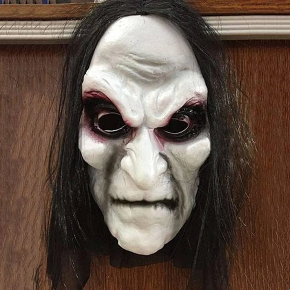 Scary Ghost Mask Halloween Black Hair Blooding Cosplay Costumes Masquerade Party Props Accessories 
Scary Ghost Mask Halloween Black Hair Blooding Cosplay Costumes Masquerade Party Props Accessories