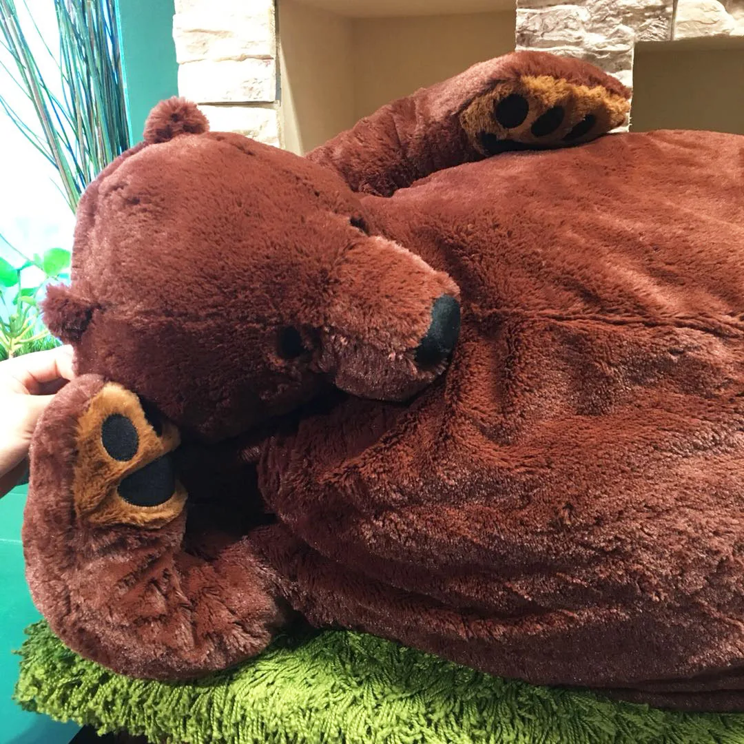 Vip 100Cm Zachte Teddybeer Pluche Speelgoed Donker Bruine Beer Super Grote Knuffelen Kussen Dier Kinderen Verjaardagscadeau
Vip 100Cm Zachte Teddybeer Pluche Speelgoed Donker Bruine Beer Super Grote Knuffelen Kussen Dier Kinderen Verjaardagscadeau