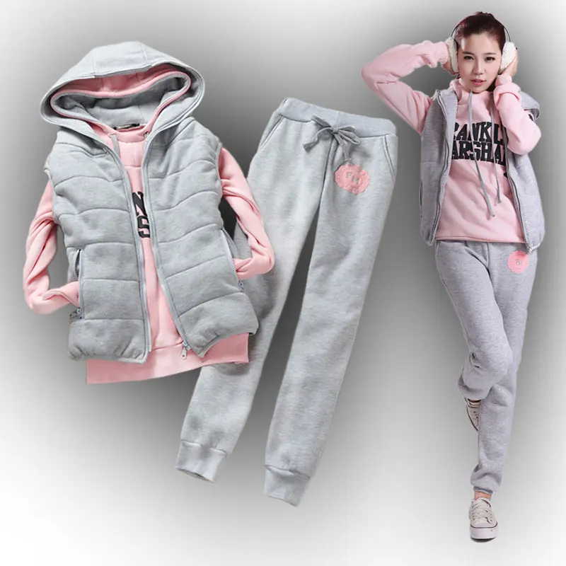 2017 female ladies Women's sweatshirt vest pants 3 pieces Set plus velvet thickening plus size casual nice Suit Cheap wholesale
2017 female ladies Women's sweatshirt vest pants 3 pieces Set plus velvet thickening plus size casual nice Suit Cheap wholesale