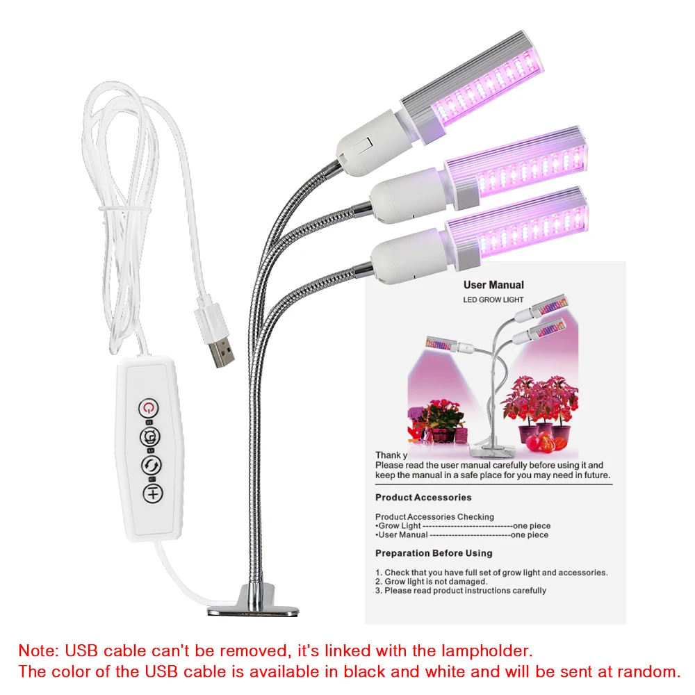 Leds Grow Light Grow Light Bulbs for Indoor Plants 30W Bright 150 LEDs Sunlike Spectrum Auto ON & Off with 3 / 6 / 12H Timer
Leds Grow Light Grow Light Bulbs for Indoor Plants 30W Bright 150 LEDs Sunlike Spectrum Auto ON & Off with 3 / 6 / 12H Timer