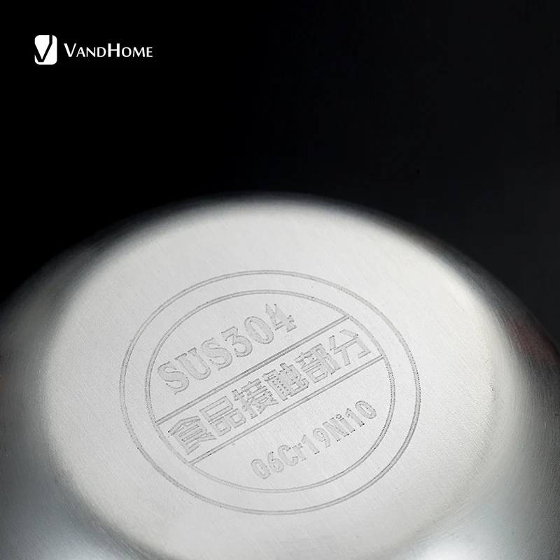 VandHome яйцо браконьерка с крышкой 304 нержавеющая сталь котел чаша для детей