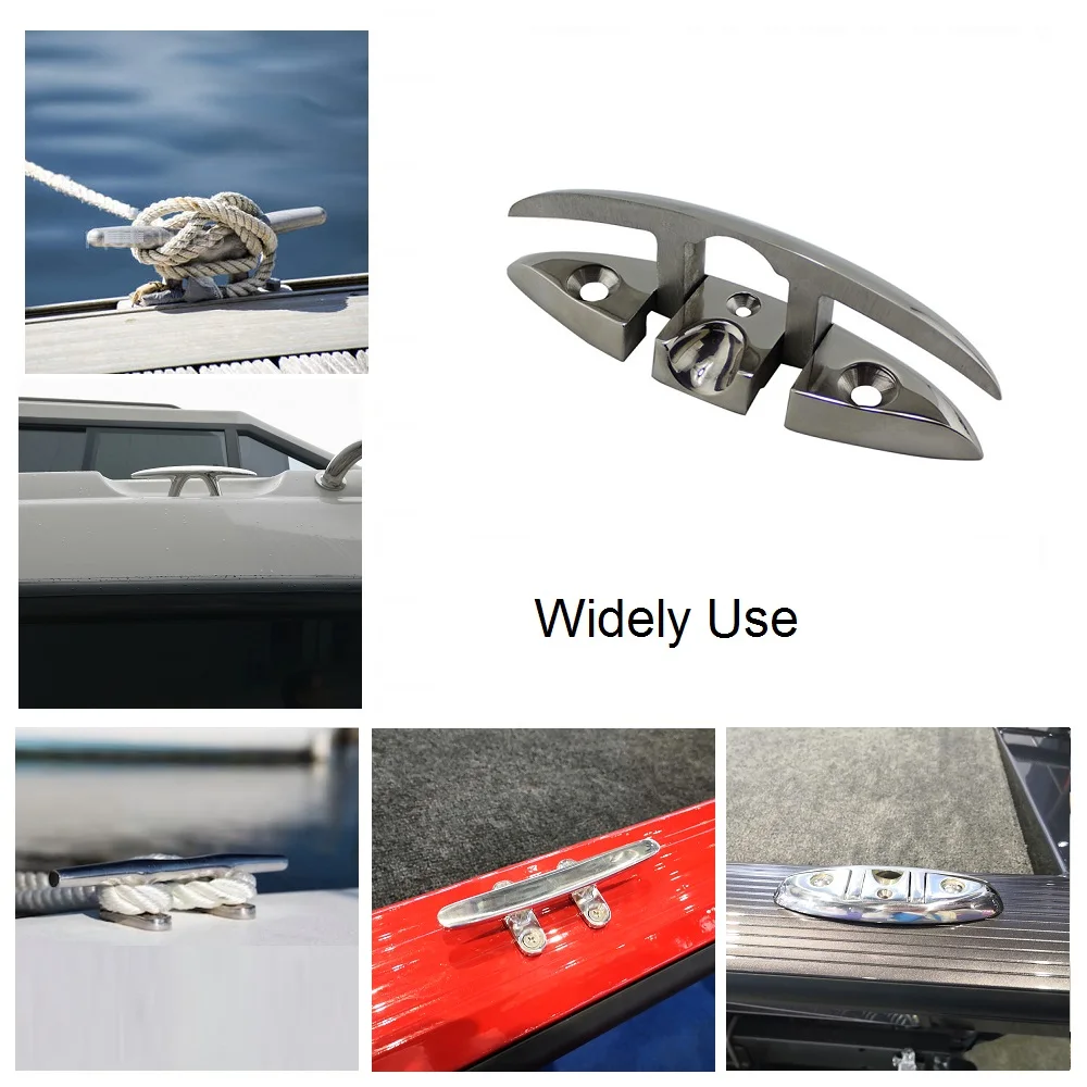 2PCS 316 Stainless Steel Folding Cleats Pull Filp Up Folding Cleat 5 inch 6 inch Manufactures Heavy Duty Marine Hardware Boat
2PCS 316 Stainless Steel Folding Cleats Pull Filp Up Folding Cleat 5 inch 6 inch Manufactures Heavy Duty Marine Hardware Boat