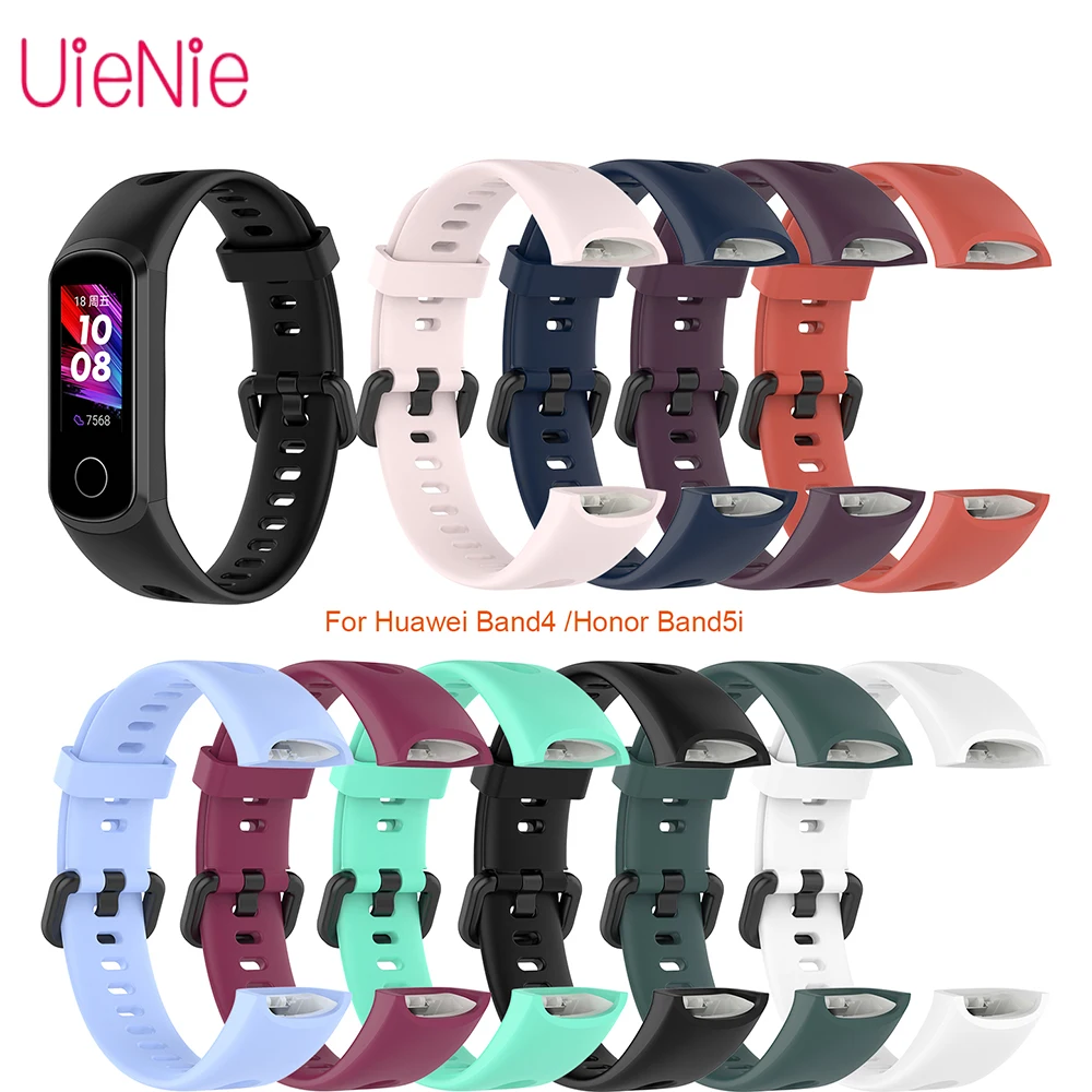 Ремешок силиконовый для Honor Band 5i/Huawei Band 4, Универсальный классический браслет для наручных часов, Аксессуары для браслета, один размер
Ремешок силиконовый для Honor Band 5i/Huawei Band 4, Универсальный классический браслет для наручных часов, Аксессуары для браслета, один размер