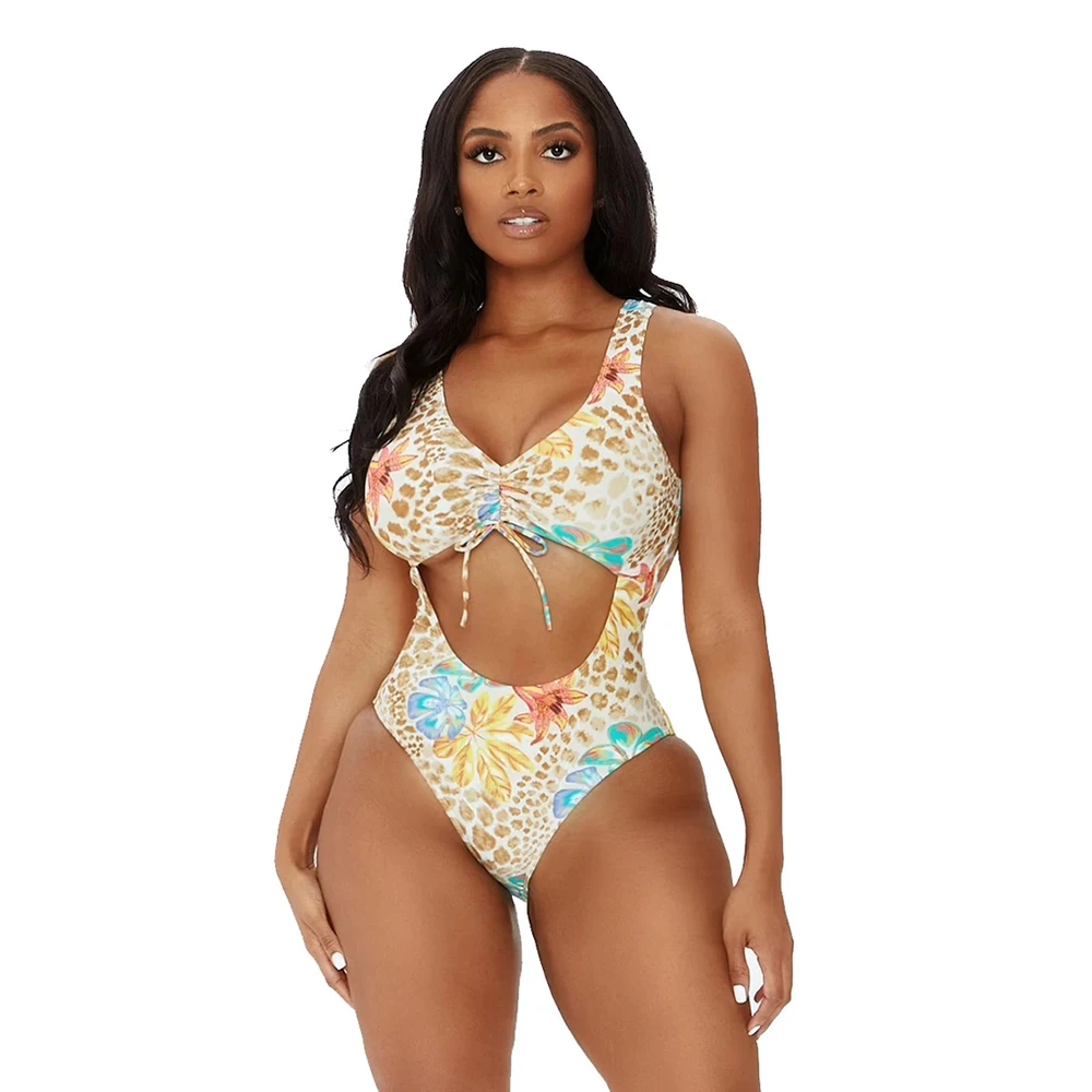 2022 Summer New Arrival Women Sexy One Piece Swimwear Hollowed Out Monokini Printed Bathing Suit Beachwear
2022 Summer New Arrival Women Sexy One Piece Swimwear Hollowed Out Monokini Printed Bathing Suit Beachwear