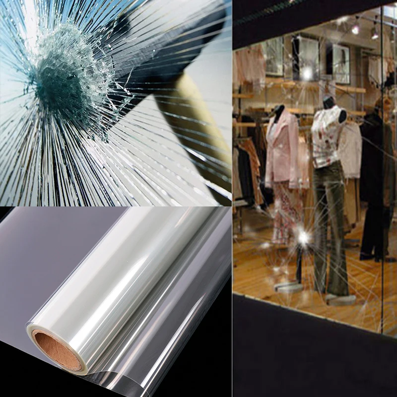SUNICE Transparent Safety Window Film Hit-resistant Security Films Shatterproof glass protective Home Office Building Windows
SUNICE Transparent Safety Window Film Hit-resistant Security Films Shatterproof glass protective Home Office Building Windows