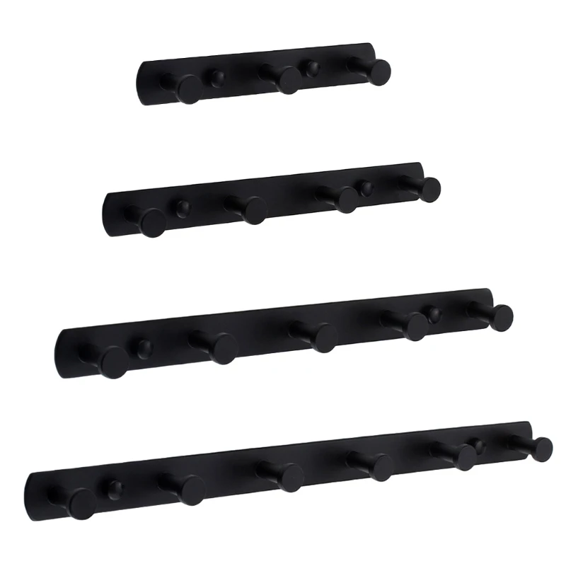 Aluminum Wall Mounted Robe Rack Clothes Hanger Towel Holder 3/4/5/6 Hooks Kitchen Bathroom Hardware
Aluminum Wall Mounted Robe Rack Clothes Hanger Towel Holder 3/4/5/6 Hooks Kitchen Bathroom Hardware