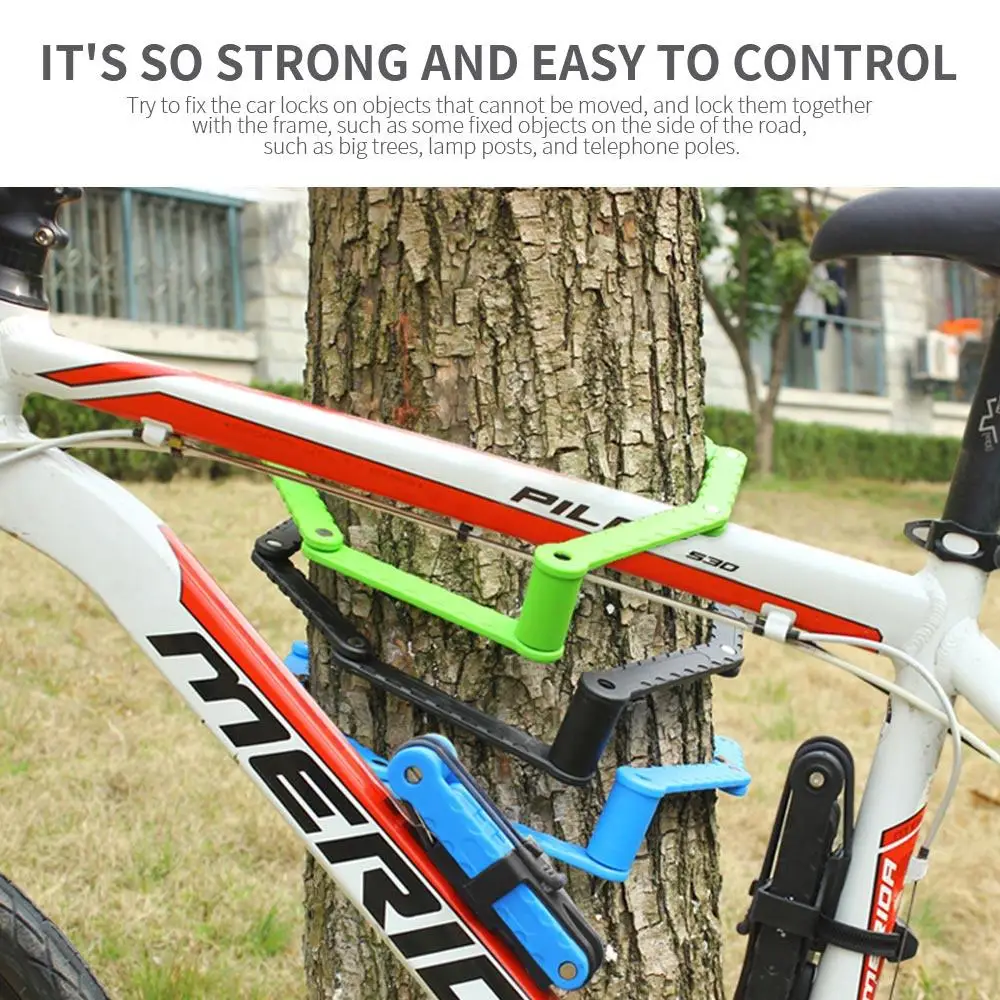 Iron Fold Anti-Theft Lock Bicycle Folding Lock Bicycle Lock Safety Riding Keys Travel Cycling Outdoor Bikes
Iron Fold Anti-Theft Lock Bicycle Folding Lock Bicycle Lock Safety Riding Keys Travel Cycling Outdoor Bikes