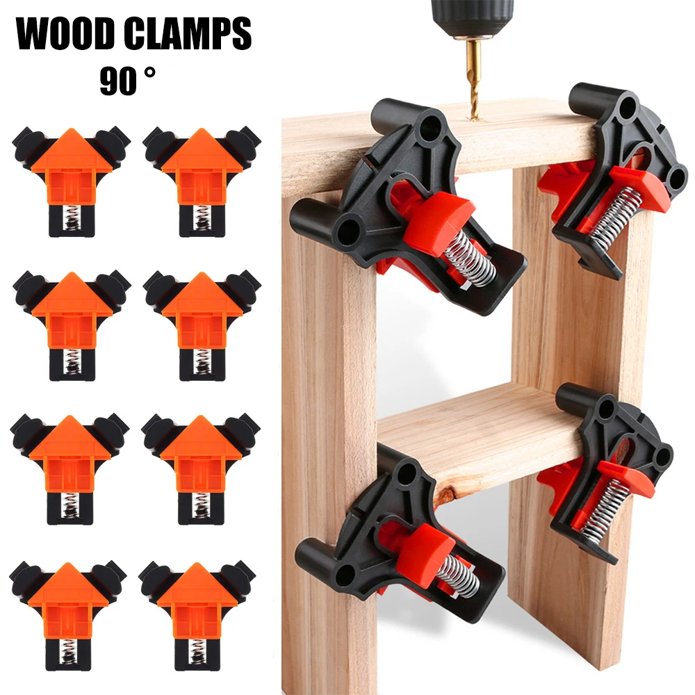 Joinery Clamp Woodworking 90 Degree Right Angle Clip Wood Quick Fixing Corner Clamp for Carpentry Bar Frame Fasteners Hand Tools 
Joinery Clamp Woodworking 90 Degree Right Angle Clip Wood Quick Fixing Corner Clamp for Carpentry Bar Frame Fasteners Hand Tools