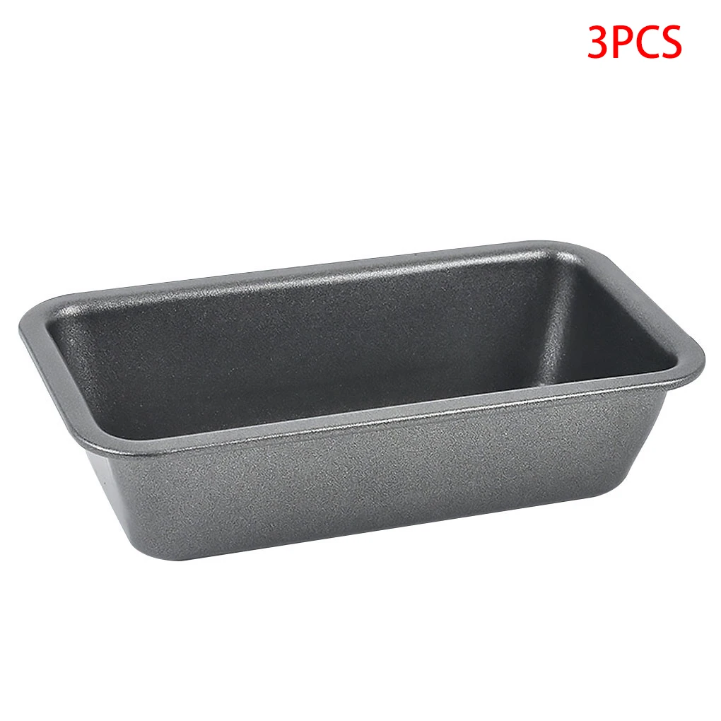 3pcs Loaf Pan Rectangle Toast Bread Mold Cake Mold Carbon Steel Loaf Pastry Baking Bakeware DIY Non Stick Pan Baking 15.6x 8.6cm
3pcs Loaf Pan Rectangle Toast Bread Mold Cake Mold Carbon Steel Loaf Pastry Baking Bakeware DIY Non Stick Pan Baking 15.6x 8.6cm