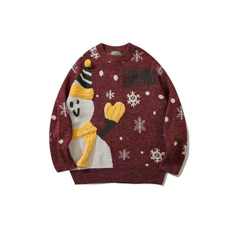 Свитер с рождественским снеговиком, уличная одежда, мужской теплый свитер, Свободный пуловер с длинным рукавом, женские свитеры оверсайз дл...
Свитер с рождественским снеговиком, уличная одежда, мужской теплый свитер, Свободный пуловер с длинным рукавом, женские свитеры оверсайз дл...