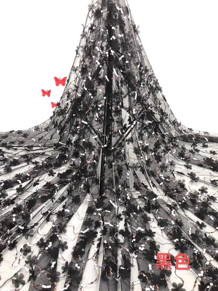 2021 Latest design French sequins lace fabric for wedding dress Hot sale high quality African net lace fabric RF505
2021 Latest design French sequins lace fabric for wedding dress Hot sale high quality African net lace fabric RF505