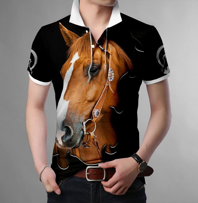 Tessffel Newest Animal Love Horse NewFashion Harajuku 3DPrint Streetwear Men/Women Summer Polo Shirts T-Shirt Short Sleeves A1
Tessffel Newest Animal Love Horse NewFashion Harajuku 3DPrint Streetwear Men/Women Summer Polo Shirts T-Shirt Short Sleeves A1