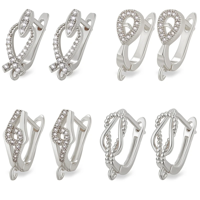 NEW 8 Styles Earring Hooks Accessories for Jewelry Earrings Making DIY Handmade Women Tassel Crystal Earrings Gift Wholesale
NEW 8 Styles Earring Hooks Accessories for Jewelry Earrings Making DIY Handmade Women Tassel Crystal Earrings Gift Wholesale