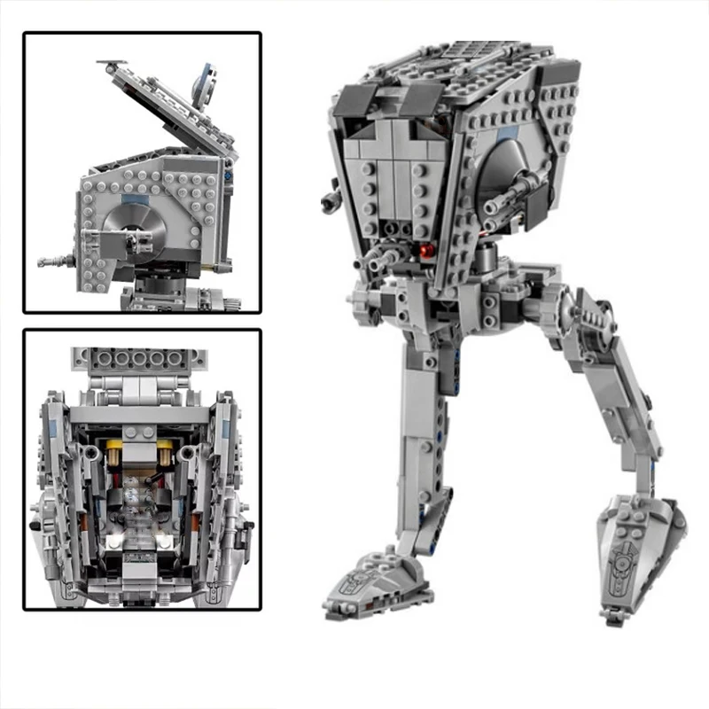 

В наличии 05066 the Rogue One At-st Walker Set, Обучающие кирпичи, совместимые с 75153 строительными блоками, игрушки, блоки space wars