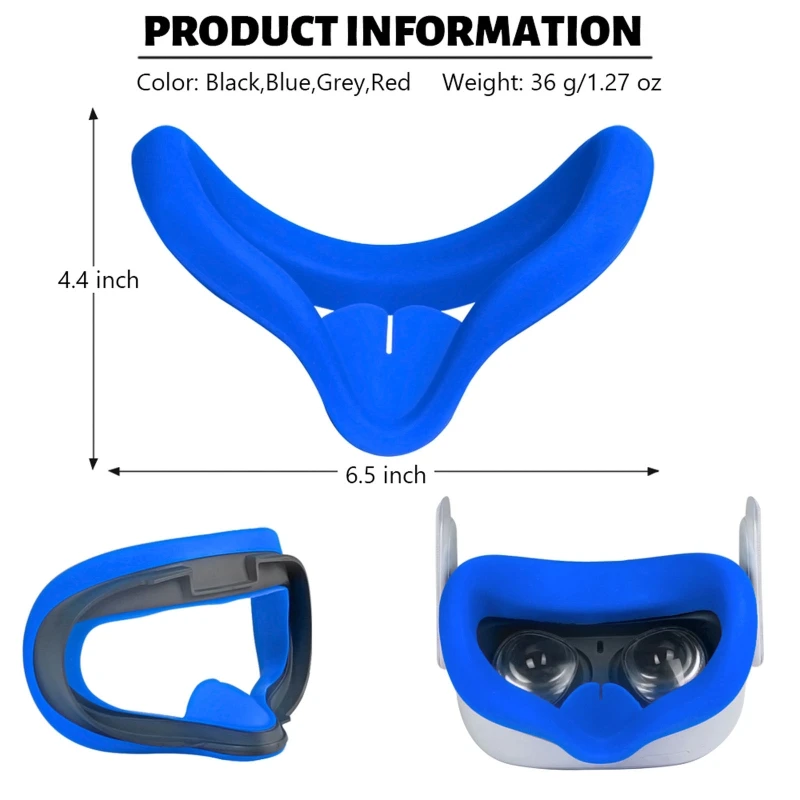 3in1 EVA Dustproof Lens Anti Scratch Case Silicone Anti-sweat Eye Cover Pad Skin for Oculus Quest 2 VR Headset Glasses
3in1 EVA Dustproof Lens Anti Scratch Case Silicone Anti-sweat Eye Cover Pad Skin for Oculus Quest 2 VR Headset Glasses