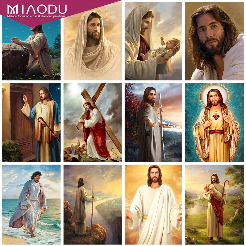 Miaodu 5D DIY Diamond Painting New Arrivals Religion Diamond Embroidery Sale Jesus Rhinestones Full Drill Mosaic Decortion
Miaodu 5D DIY Diamond Painting New Arrivals Religion Diamond Embroidery Sale Jesus Rhinestones Full Drill Mosaic Decortion