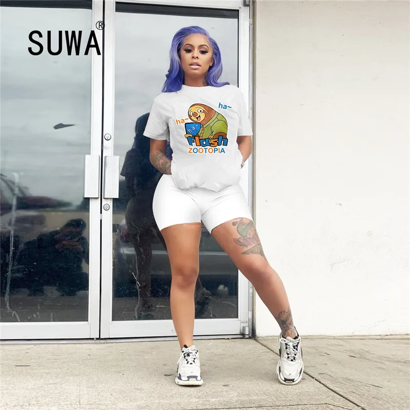 2020 women fashion simple solid color round neck short sleeve print top and hot shorts 2 pieces set casual lady fashion outfits
2020 women fashion simple solid color round neck short sleeve print top and hot shorts 2 pieces set casual lady fashion outfits