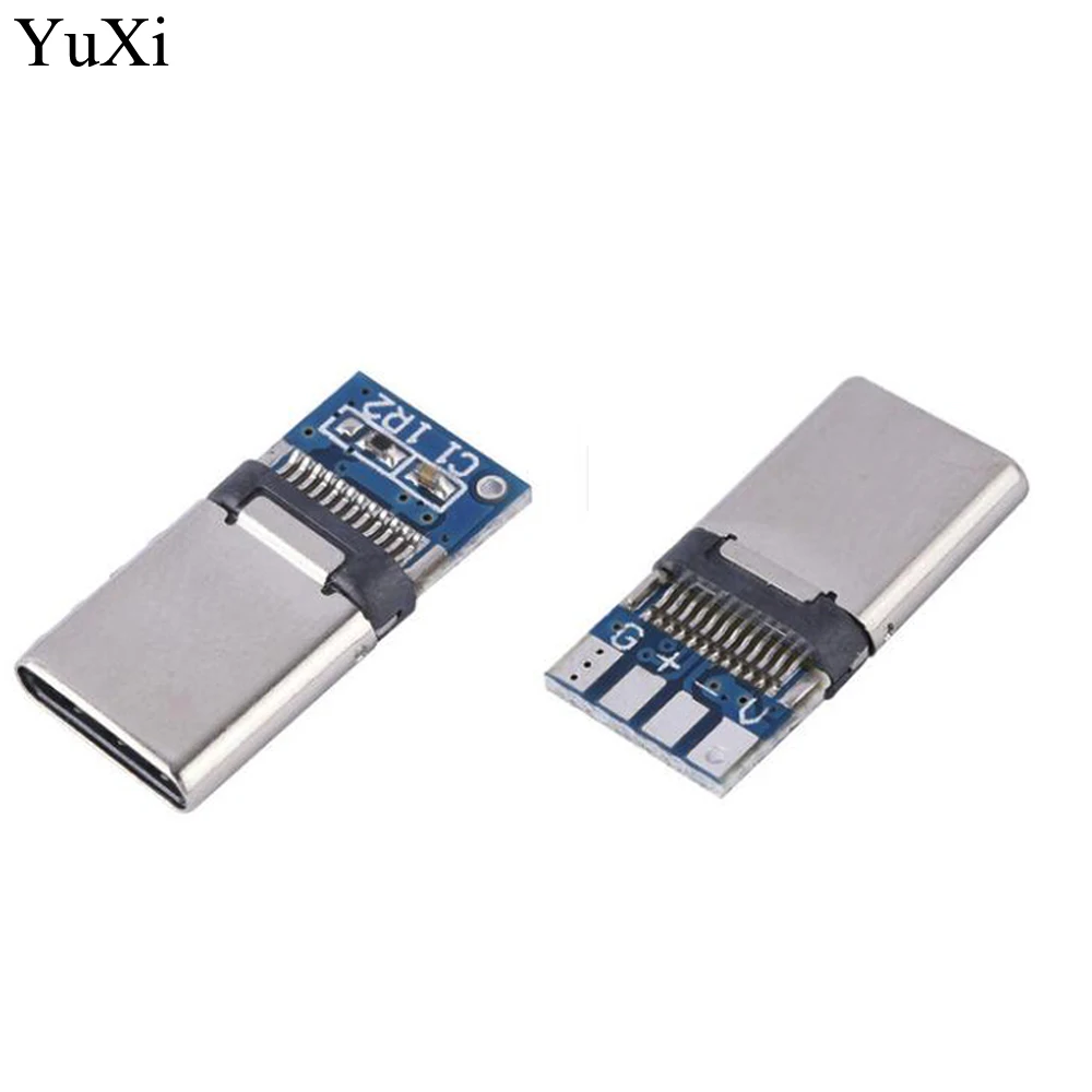 10pcs/Lot USB 3.1 Type C Connector 12PIN Fast Charging Male Socket Receptacle Adapter To Solder Wire & Cable PCB Board Module
10pcs/Lot USB 3.1 Type C Connector 12PIN Fast Charging Male Socket Receptacle Adapter To Solder Wire & Cable PCB Board Module