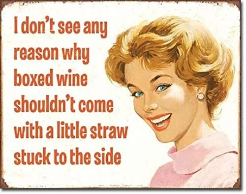 SRongmao Ephemera Boxed Wine Little Straw Funny Humor Bar Wall Decor Metal Tin Sign 8x12in New
SRongmao Ephemera Boxed Wine Little Straw Funny Humor Bar Wall Decor Metal Tin Sign 8x12in New