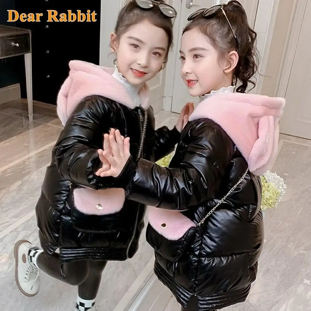 2022 Winter Shiny Jacket For Girls Hooded Warm Children Girls Winter Coat 5-14 Years Kids Teenage Cotton Parkas Outerwear
2022 Winter Shiny Jacket For Girls Hooded Warm Children Girls Winter Coat 5-14 Years Kids Teenage Cotton Parkas Outerwear