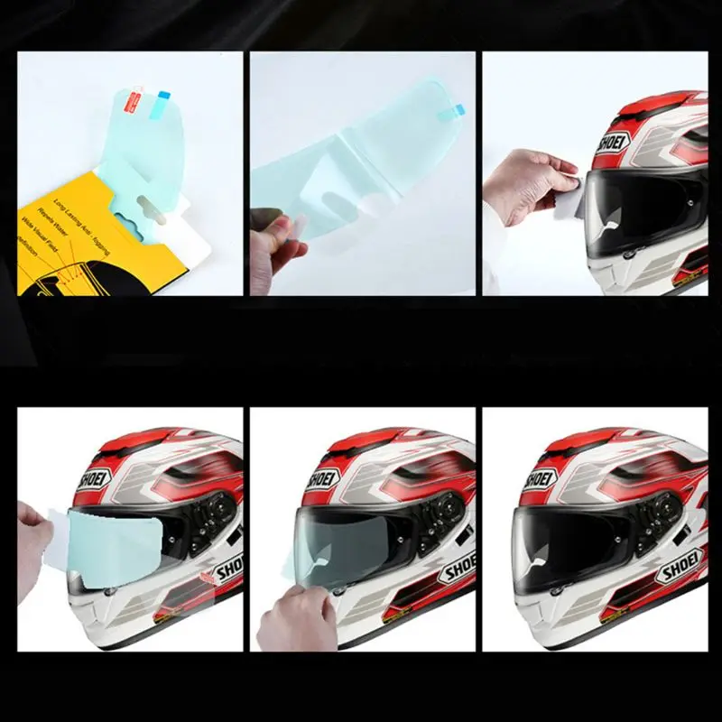 Full-frame Universal Motorcycle Helmet Rainproof Anti-fog Film Water and Fog Resistant Lens Films Good Light Transmittance Patch
Full-frame Universal Motorcycle Helmet Rainproof Anti-fog Film Water and Fog Resistant Lens Films Good Light Transmittance Patch