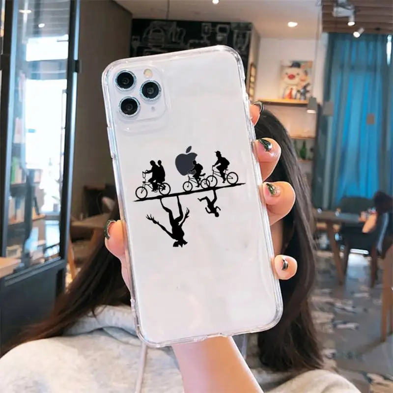 Stranger things Phone Case Transparent for iPhone 6 7 8 11 12 s mini pro X XS XR MAX Plus cover funda shell
Stranger things Phone Case Transparent for iPhone 6 7 8 11 12 s mini pro X XS XR MAX Plus cover funda shell