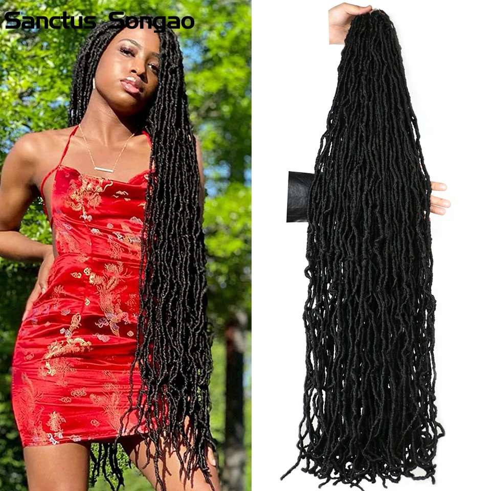 Faux Locs Synthetic Crochet Braiding Hair 18 24 36 Inch Goddess Soft Locs Hair Pre Stretched Butterfly Locs Crochet Hair
Faux Locs Synthetic Crochet Braiding Hair 18 24 36 Inch Goddess Soft Locs Hair Pre Stretched Butterfly Locs Crochet Hair
