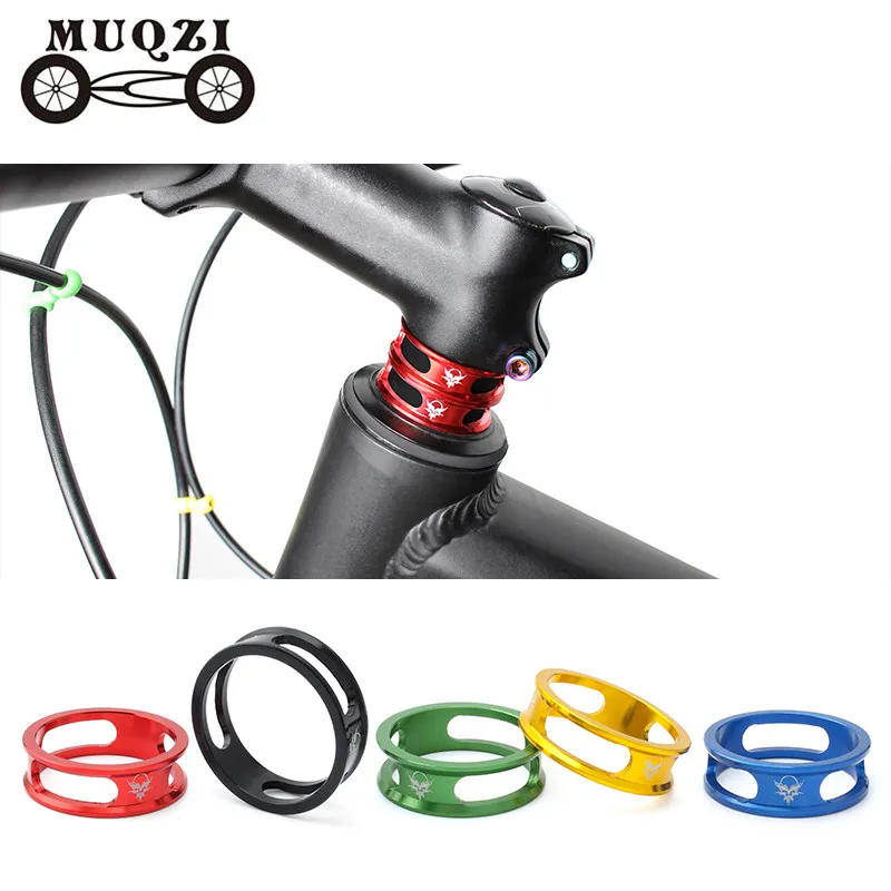 MUQZI 28.6MM Aluminum Alloy Fork Washer Steering Gasket MTB Road Fixed Gear Bike 10mm Headset Stem Spacers Cycling Accessories
MUQZI 28.6MM Aluminum Alloy Fork Washer Steering Gasket MTB Road Fixed Gear Bike 10mm Headset Stem Spacers Cycling Accessories