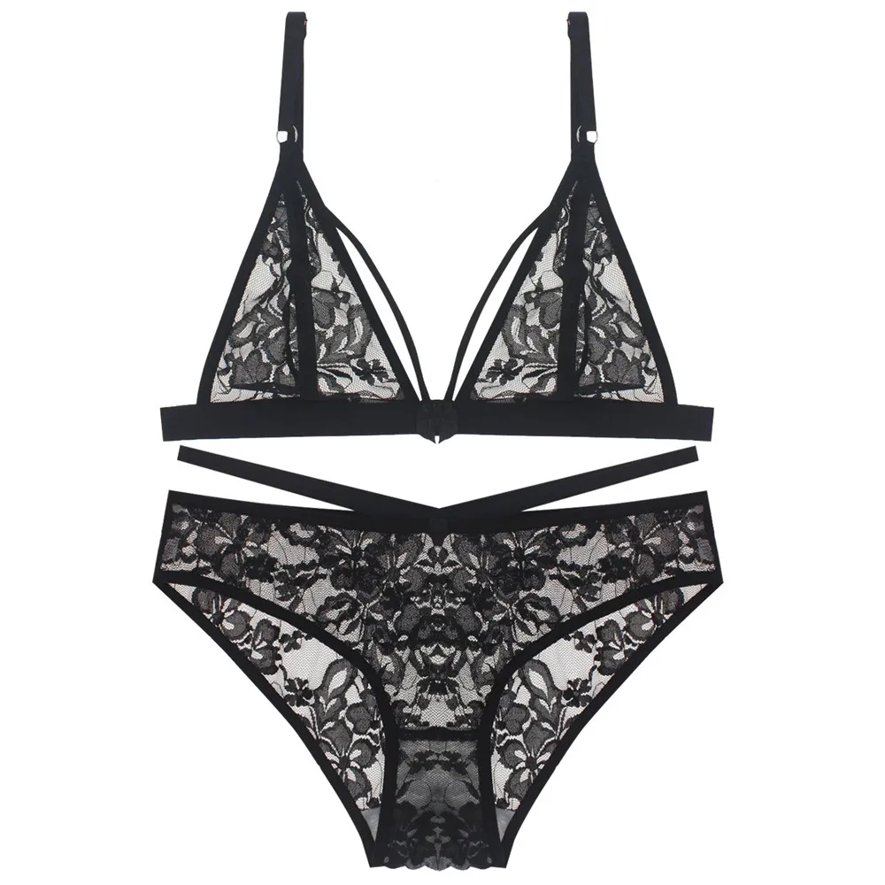 Hjwsfdcai The New Rimless Lace Temptation Seamless Ice Silk Sexy Bra Set Women Ultra-thin Hot Sale Adjustable Underwear Sexy Set 
Hjwsfdcai The New Rimless Lace Temptation Seamless Ice Silk Sexy Bra Set Women Ultra-thin Hot Sale Adjustable Underwear Sexy Set