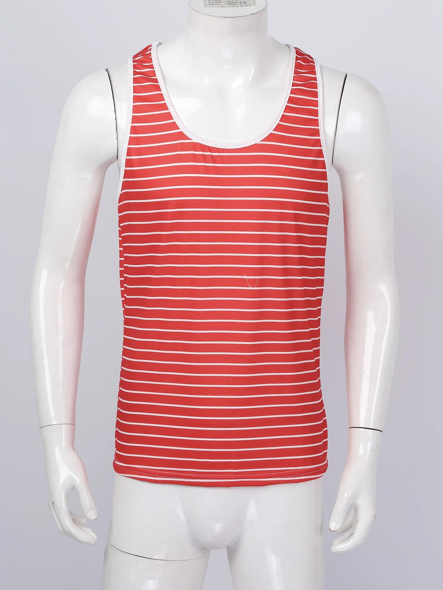 Loose Tops Men Summer Plus Size Striped Vest Casual Sleeveless T-Shirt Gym Sports Fitness Running Bodybuilding Tank Top Tees New
Loose Tops Men Summer Plus Size Striped Vest Casual Sleeveless T-Shirt Gym Sports Fitness Running Bodybuilding Tank Top Tees New