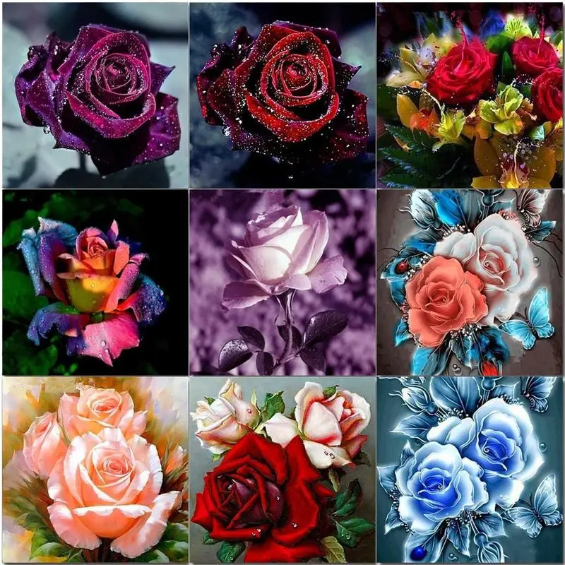 CHENISTORY DIY Painting By Numbers Colour Rose Flower Kits Drawing On Canvas 40x50cm Frame HandPainted Paintings Art Gift Home D
CHENISTORY DIY Painting By Numbers Colour Rose Flower Kits Drawing On Canvas 40x50cm Frame HandPainted Paintings Art Gift Home D