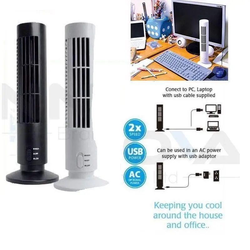 Mini Air Conditioner Fan Portable USB Vertical Blade-less Fan Chargeable Desk Cooling Tower Fan 5V 2.5W PC Fan for Home/Office
Mini Air Conditioner Fan Portable USB Vertical Blade-less Fan Chargeable Desk Cooling Tower Fan 5V 2.5W PC Fan for Home/Office