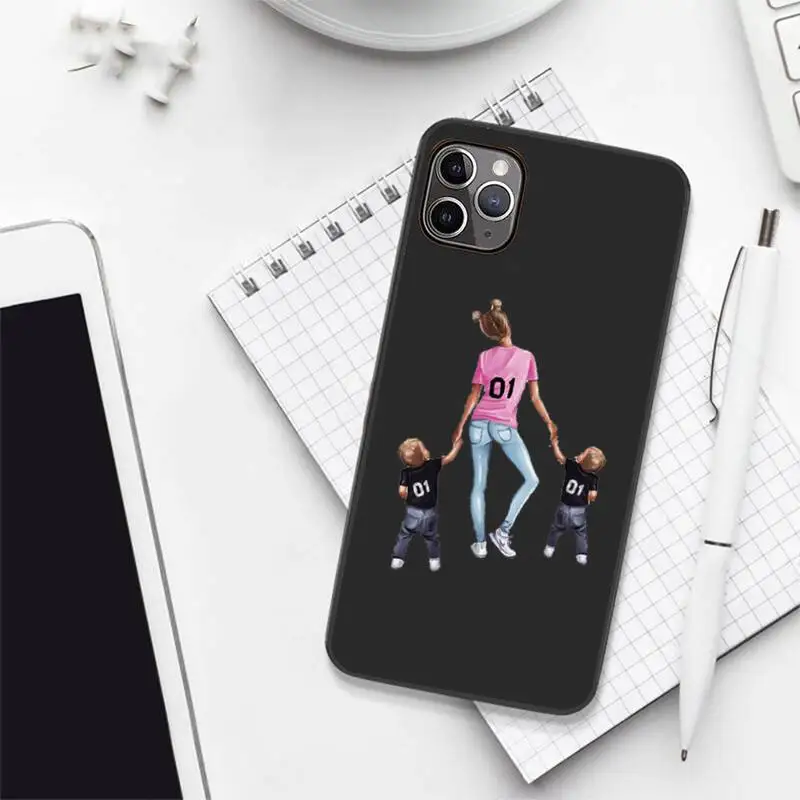 Cartoon mother baby boy girl Phone Case Candy Color for iPhone 6 7 8 11 12 s mini pro X XS XR MAX Plus
Cartoon mother baby boy girl Phone Case Candy Color for iPhone 6 7 8 11 12 s mini pro X XS XR MAX Plus