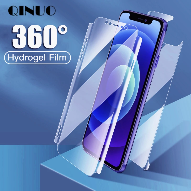 360 Hydrogel Tempered Film For iPhone 13 11 12 Pro Max X XR XS Max HD Screen Protector on 12 Mini 7 8 Plus Soft Full Cover Glass
360 Hydrogel Tempered Film For iPhone 13 11 12 Pro Max X XR XS Max HD Screen Protector on 12 Mini 7 8 Plus Soft Full Cover Glass