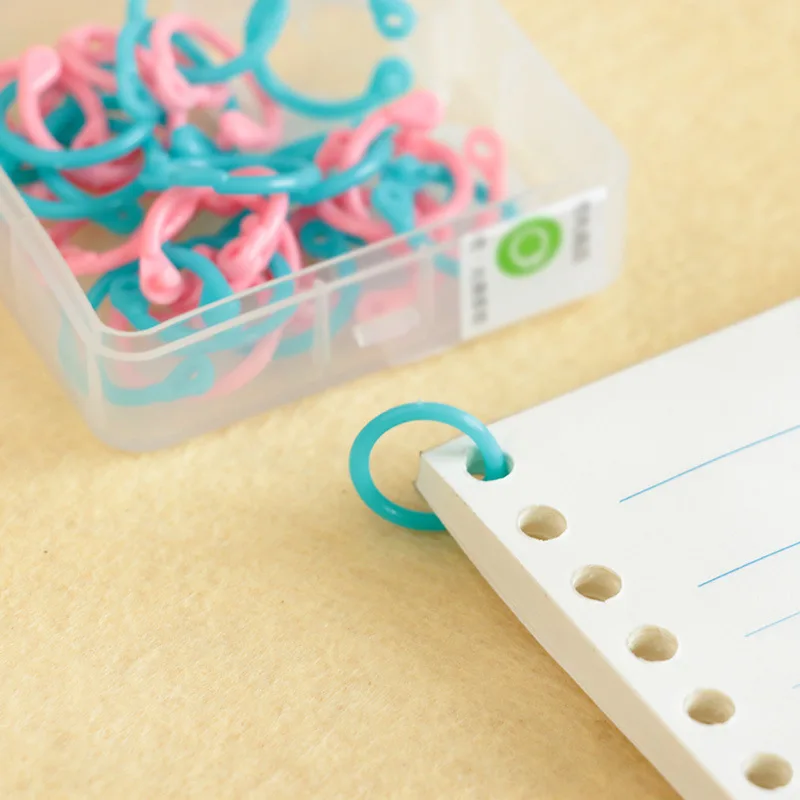 Card ring loose-leaf binding ring loose-leaf paper fixed storage Used for punching and binding of diary jams Boxed
Card ring loose-leaf binding ring loose-leaf paper fixed storage Used for punching and binding of diary jams Boxed