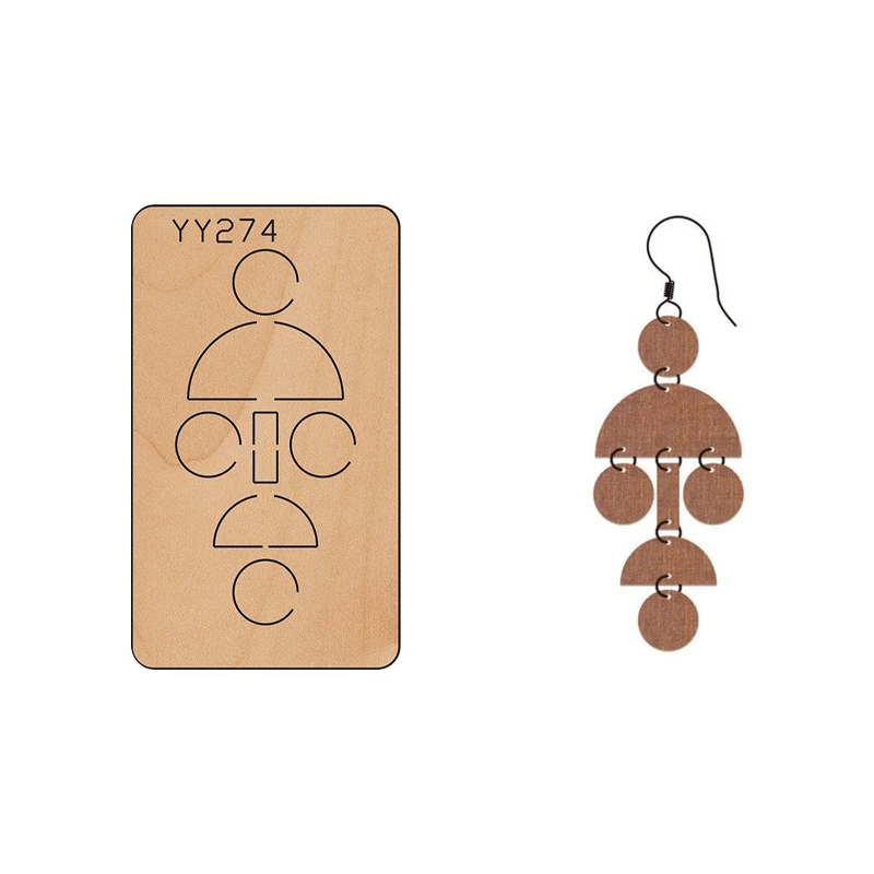 Wood Mold Earrings Cut Mold Earring Wood Mold YY274Is Compatible with Most Manual Die Cut
Wood Mold Earrings Cut Mold Earring Wood Mold YY274Is Compatible with Most Manual Die Cut
