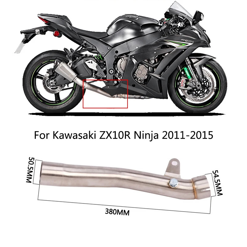 For Kawasaki Ninja ZX10R 2011-2015 Motorcycle Exhaust Pipe Mid Pipe Delete Catalyst Slip On Original Muffler Stainless Steel
For Kawasaki Ninja ZX10R 2011-2015 Motorcycle Exhaust Pipe Mid Pipe Delete Catalyst Slip On Original Muffler Stainless Steel
