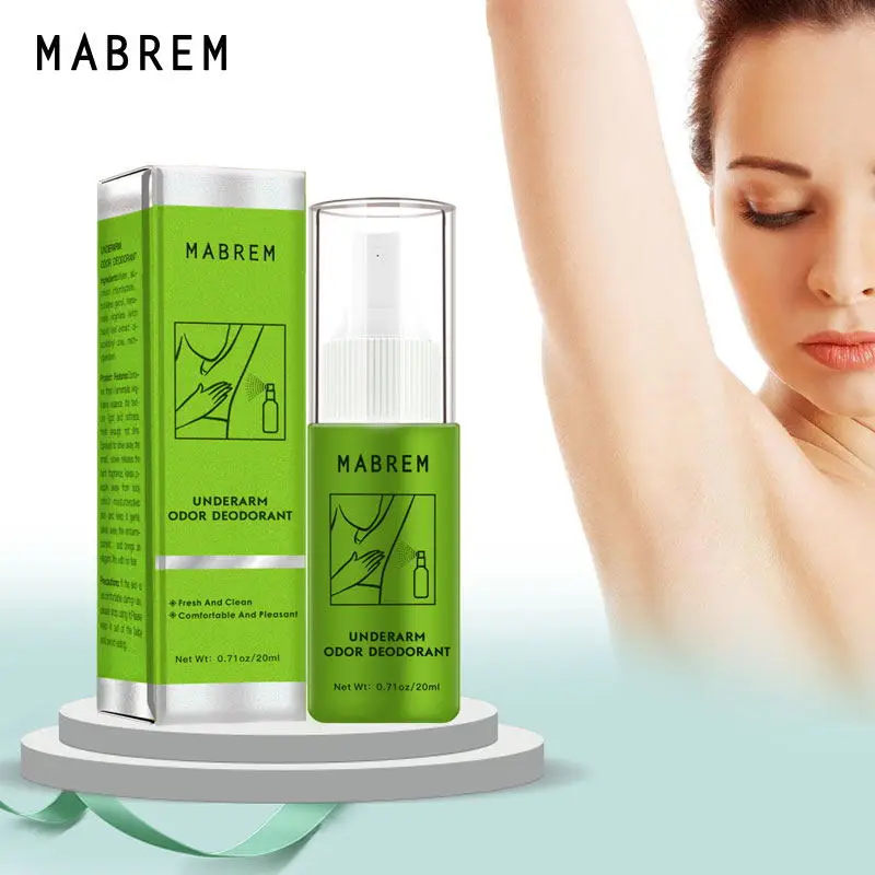 

MABREM Body Odor Sweat Deodorant Perfume Spray For Man and Woman Removes Armpit Odor and Sweaty Lasting Aroma Skin Care 20ml