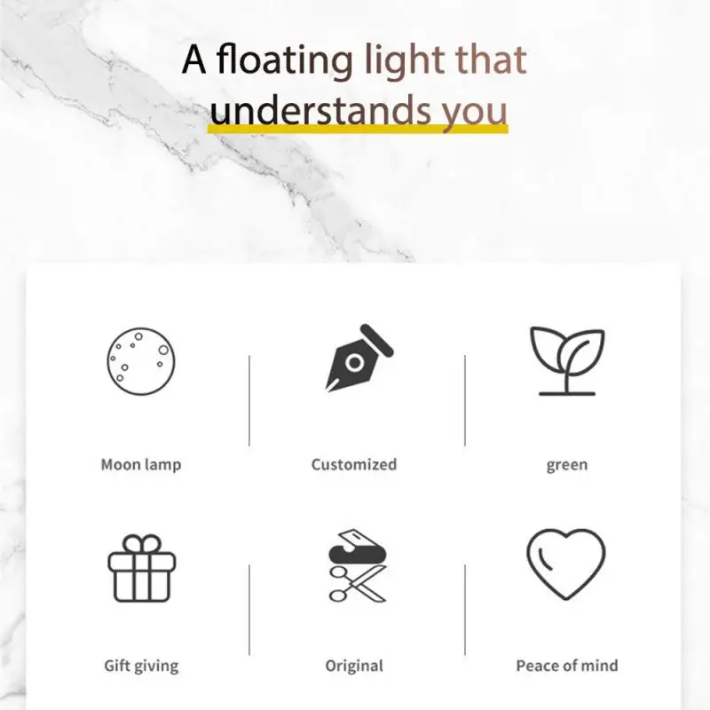 Magnetic Hitting Moonlight Lamp Children's Bedroom LED Night Lamp Desk Lamp Decoration Rotation Moon 3D Print Moonlight
Magnetic Hitting Moonlight Lamp Children's Bedroom LED Night Lamp Desk Lamp Decoration Rotation Moon 3D Print Moonlight