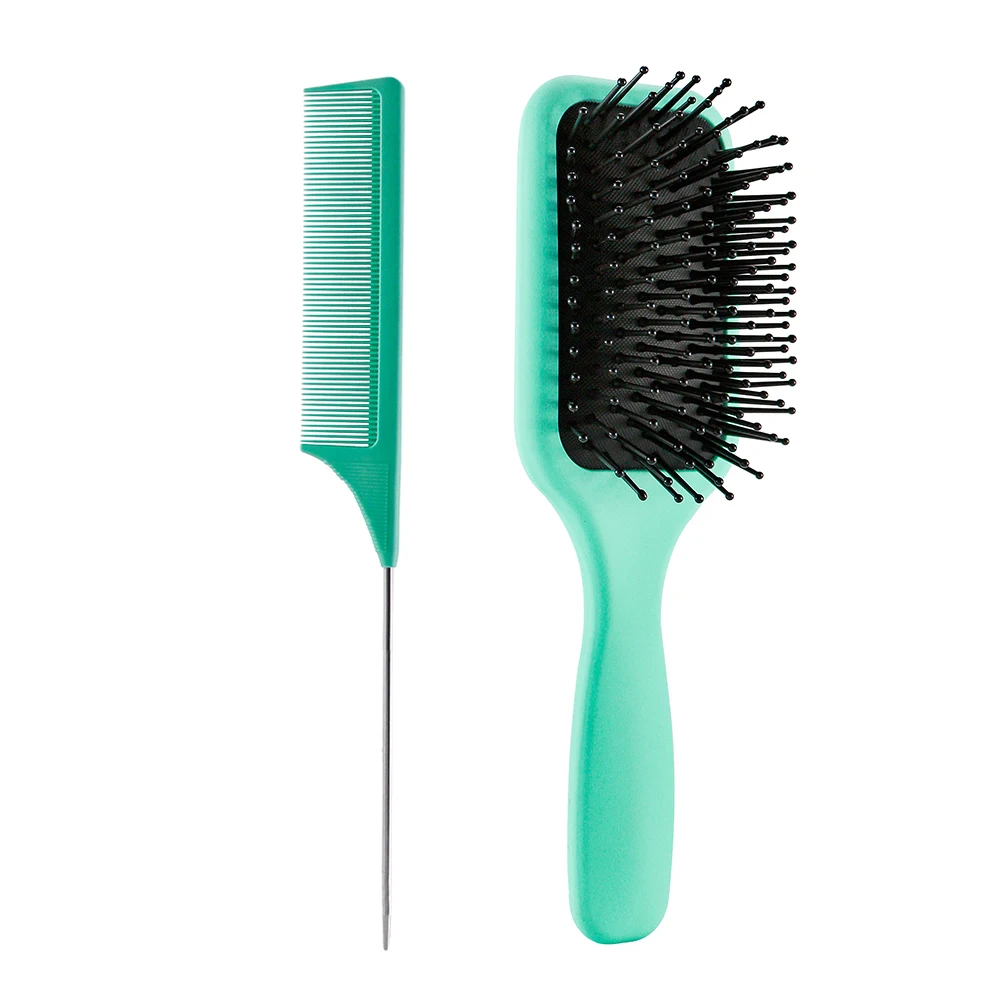 2Pcs/Set Hair Scalp Massage Comb Hairbrush Women Wet Curly Hair Brush Hairdresser Hairdressing Styling Tools Hair Comb 
2Pcs/Set Hair Scalp Massage Comb Hairbrush Women Wet Curly Hair Brush Hairdresser Hairdressing Styling Tools Hair Comb
