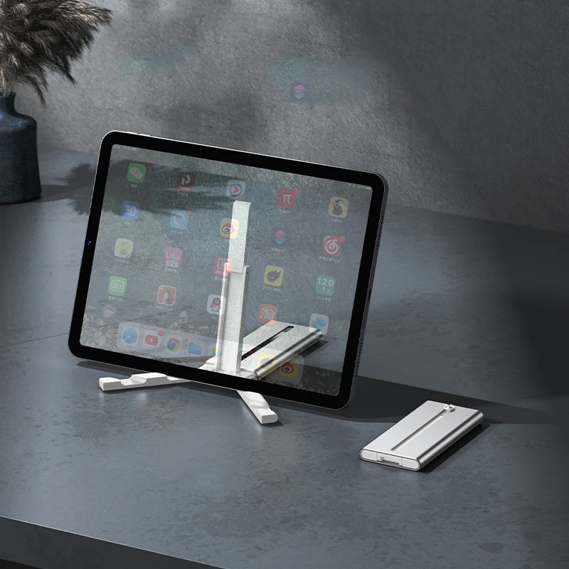 Aluminum Alloy Stand Holder with Foldable and Adjustable for Phone and Tablet Holders Stands SP99
Aluminum Alloy Stand Holder with Foldable and Adjustable for Phone and Tablet Holders Stands SP99
