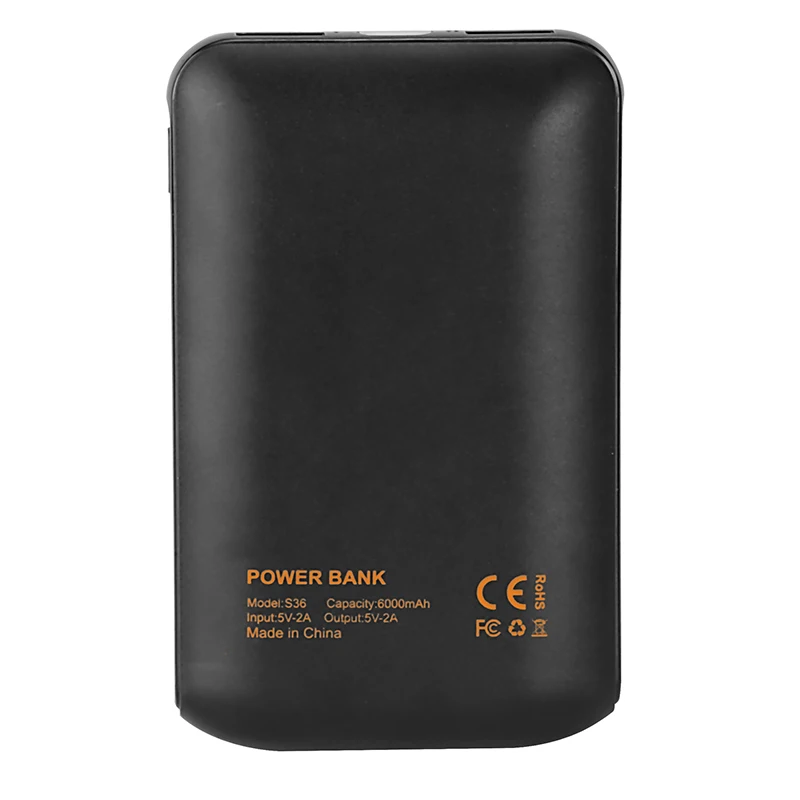 Power Bank 6000mAh Portable Outdoor Charging Power Bank 6000mAh USB Power Bank Fast Charger Power Bank For Phones Laptop Tablet
Power Bank 6000mAh Portable Outdoor Charging Power Bank 6000mAh USB Power Bank Fast Charger Power Bank For Phones Laptop Tablet