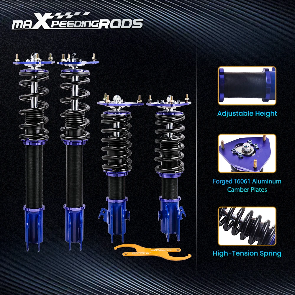 MAXPEEDINGRODS Coilover Spring Suspension Struts For Subaru Impreza WRX STi GDB EJ20 EJ25 AKC for Bugeye WRX GDB GDA Spring
MAXPEEDINGRODS Coilover Spring Suspension Struts For Subaru Impreza WRX STi GDB EJ20 EJ25 AKC for Bugeye WRX GDB GDA Spring