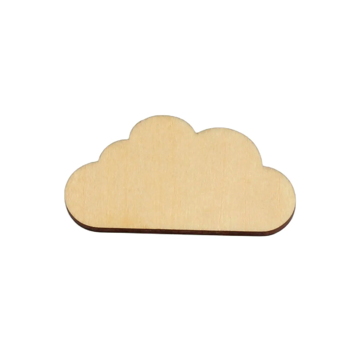 

Cloud shape, mascot laser cut, Christmas decorations, silhouette, blank unpainted, 25 pieces, wooden shape (1154)