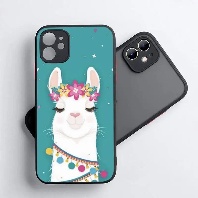 lama Llama cute animal sheep Phone Case Matte Transparent for iPhone 7 8 11 12 s mini pro X XS XR MAX Plus coque
lama Llama cute animal sheep Phone Case Matte Transparent for iPhone 7 8 11 12 s mini pro X XS XR MAX Plus coque